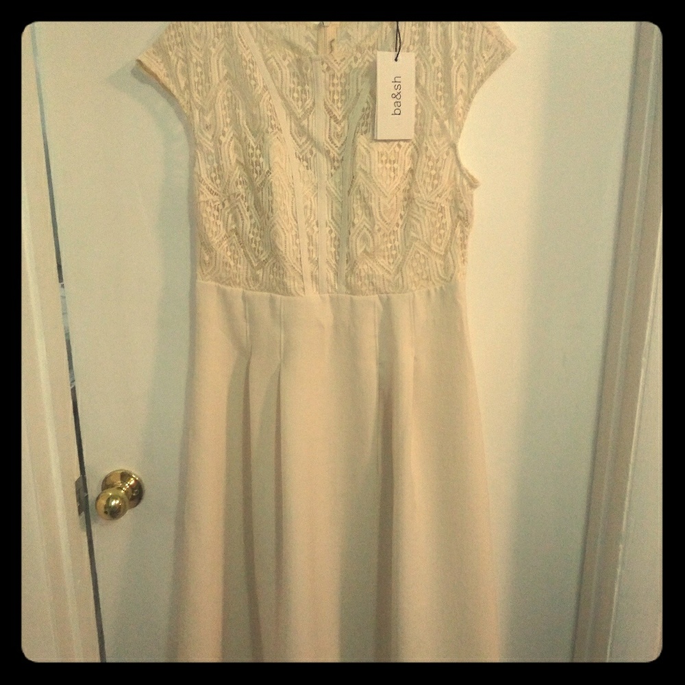 Ba&sh Off White Dress